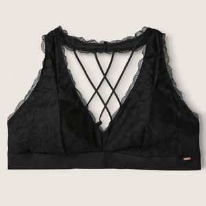 PINK Victorias Secret Black Bralette NWT